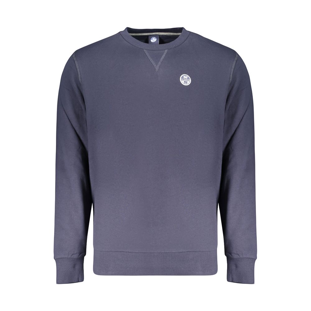 Blue Cotton Men's Sweatshirt