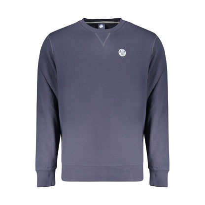 Blue Cotton Men's Sweatshirt