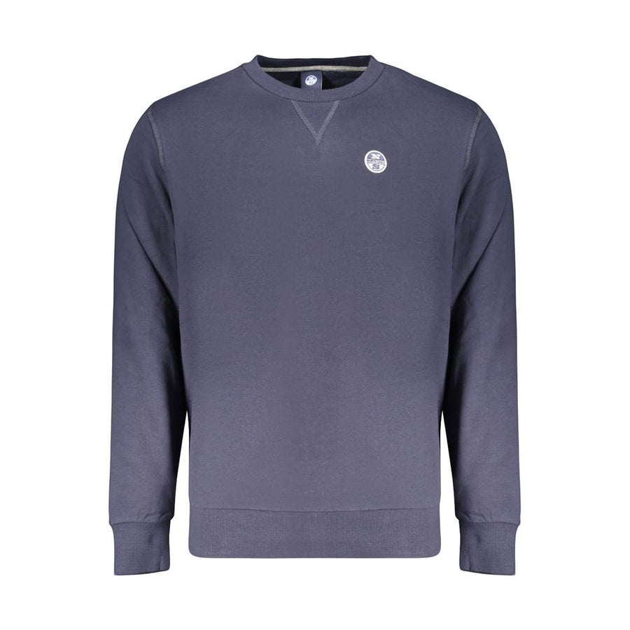 Blue Cotton Men's Sweatshirt
