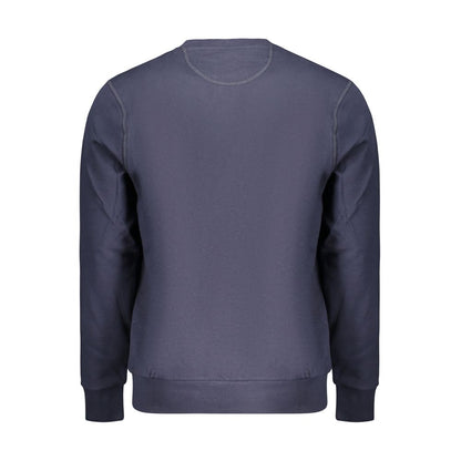 Blue Cotton Men's Sweatshirt