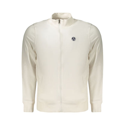 White Cotton Men's Sweatshirt