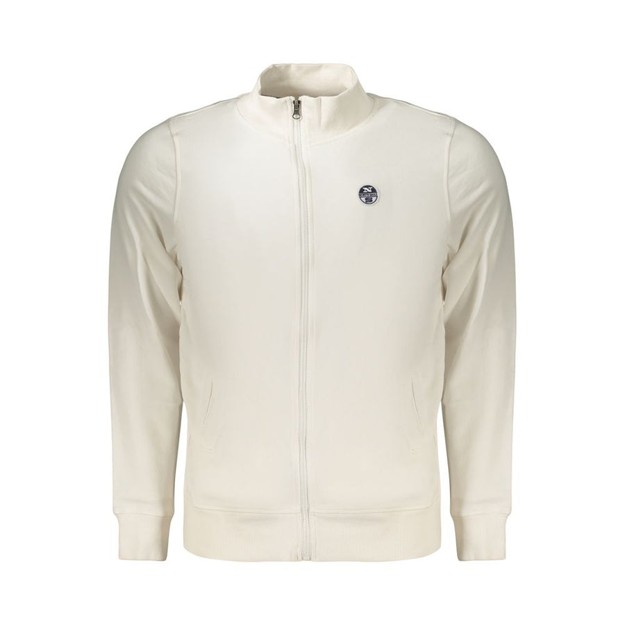 White Cotton Men's Sweatshirt