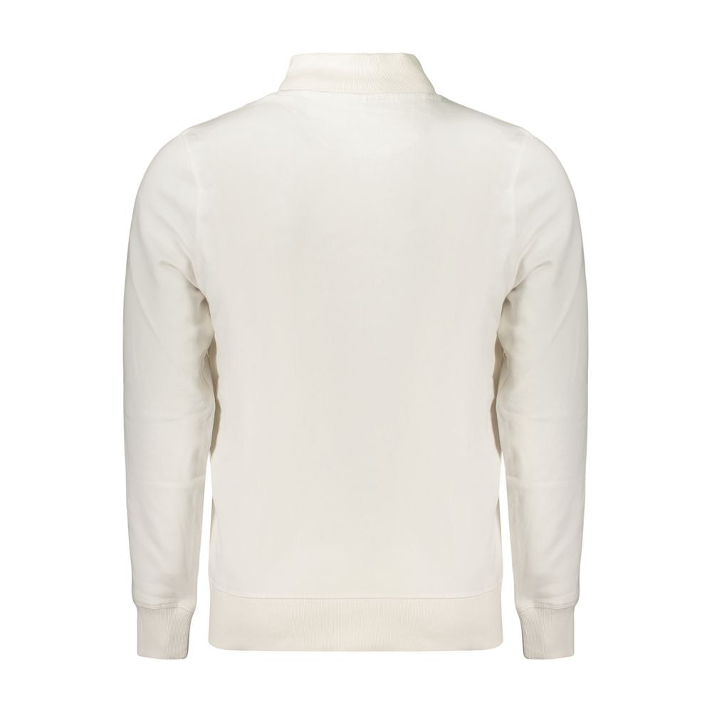 White Cotton Men's Sweatshirt