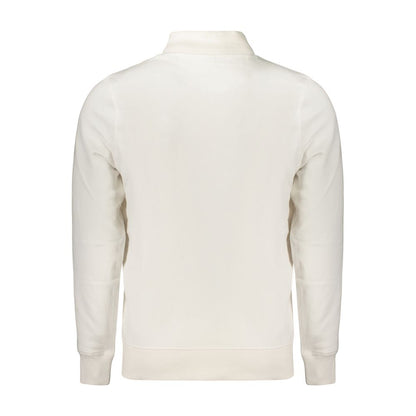 White Cotton Men's Sweatshirt