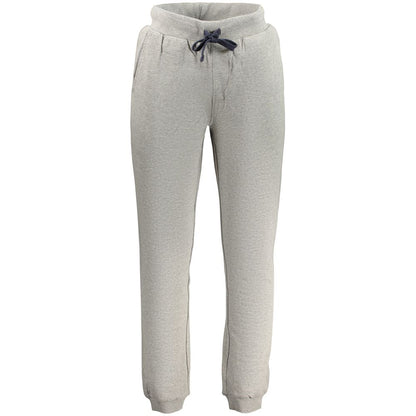 Gray Cotton Men's Trousers