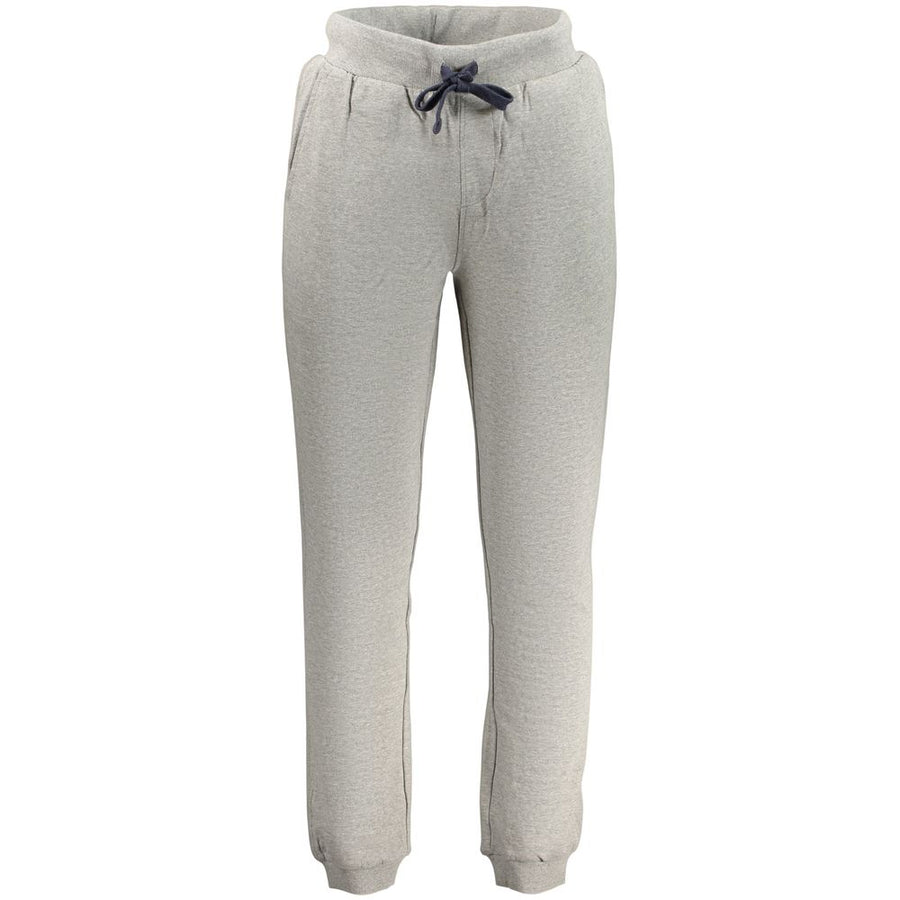 Gray Cotton Men's Trousers