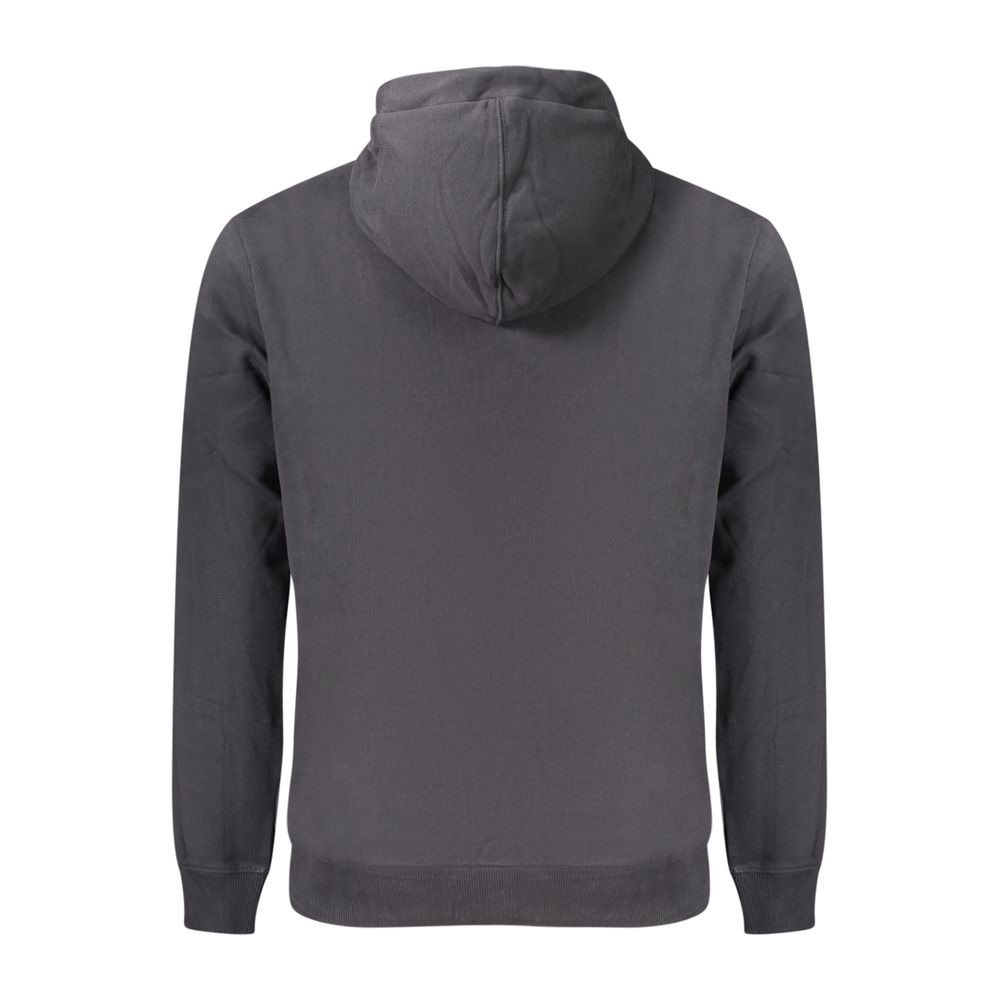 Black Cotton Men's Sweatshirt