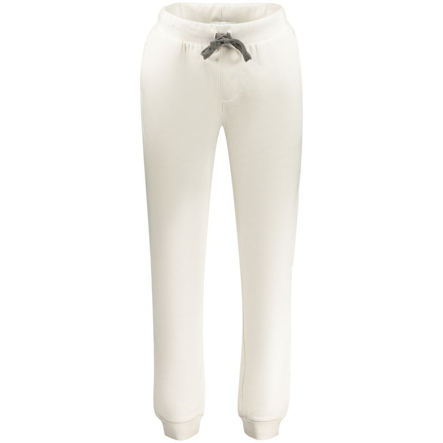 White Cotton Men's Trousers