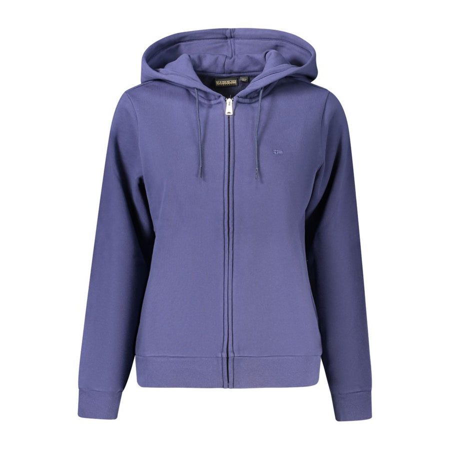 Blue Cotton Women's Sweatshirt