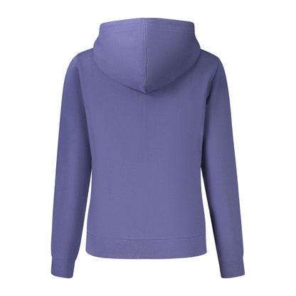 Blue Cotton Women's Sweatshirt