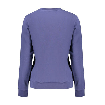 Blue Cotton Women's Sweatshirt