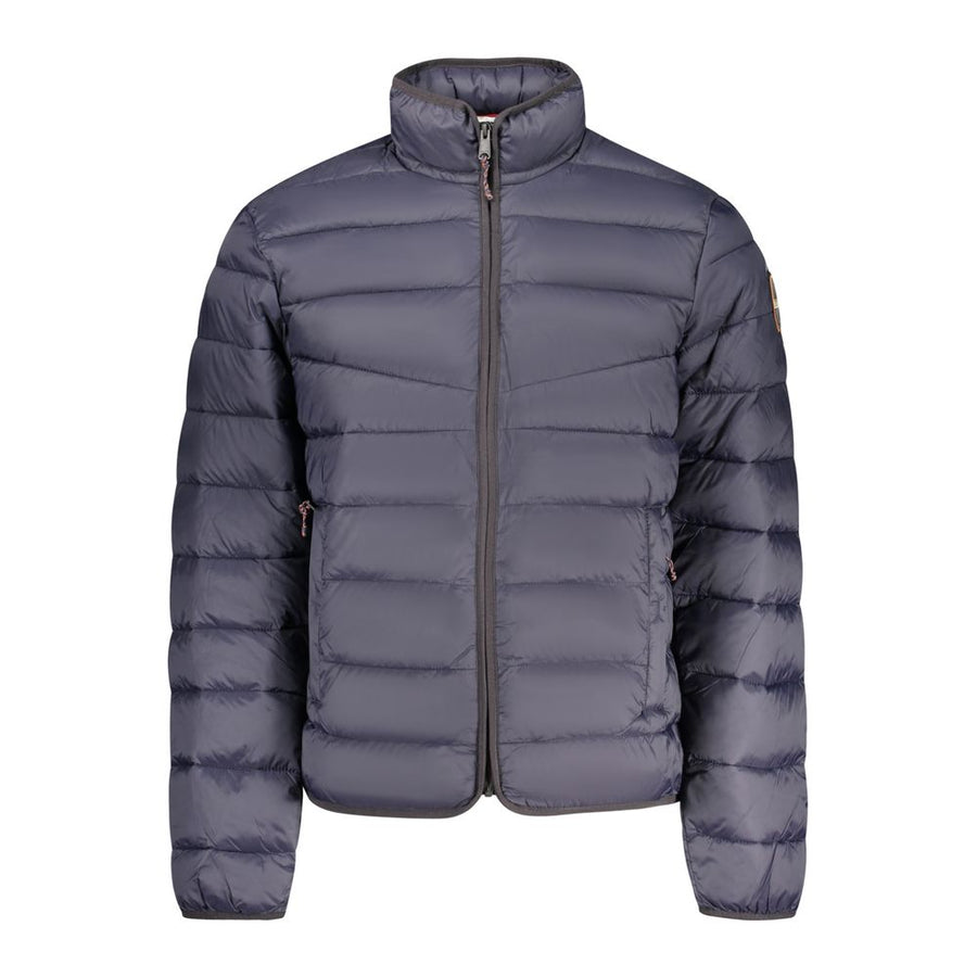 Blue Polyamide Men's Jacket