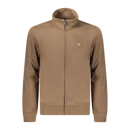 Brown Cotton Men's Sweatshirt