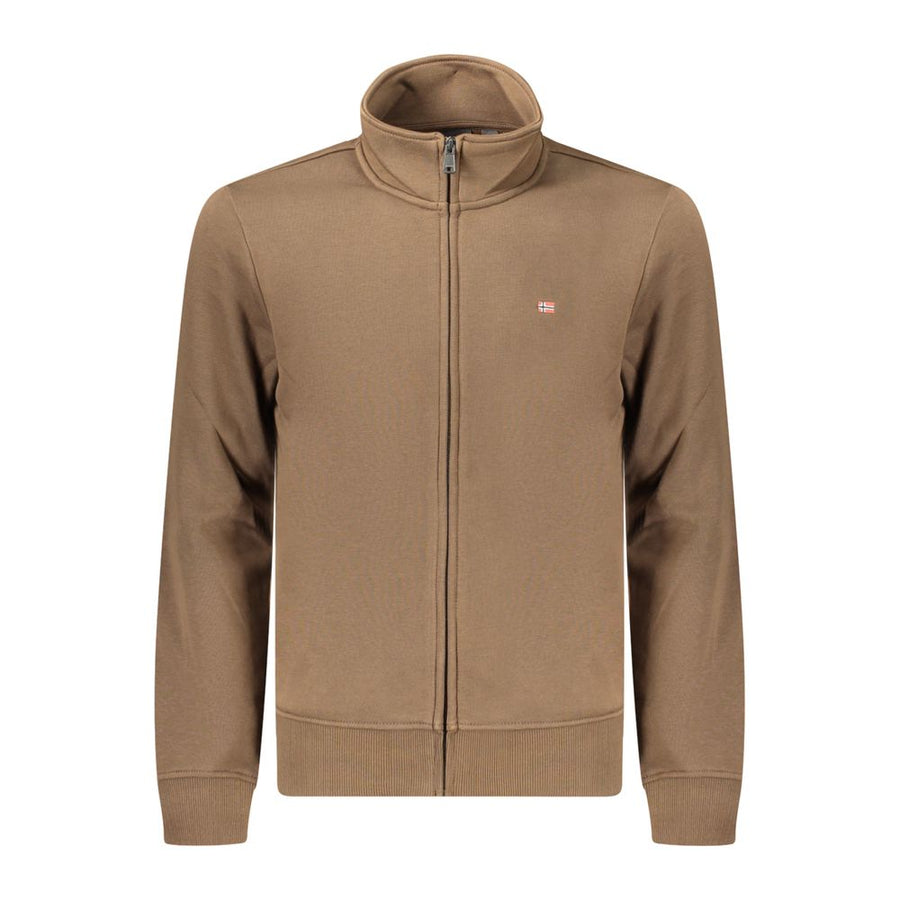 Brown Cotton Men's Sweatshirt