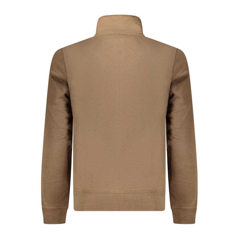 Brown Cotton Men's Sweatshirt