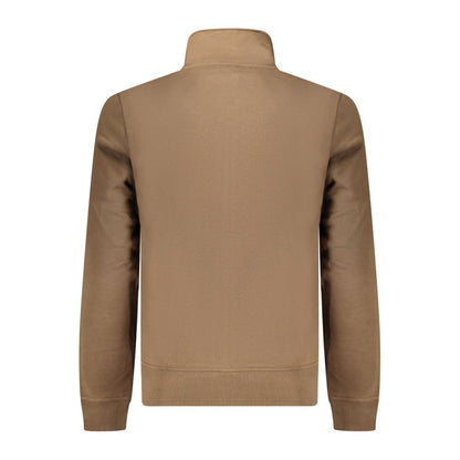 Brown Cotton Men's Sweatshirt