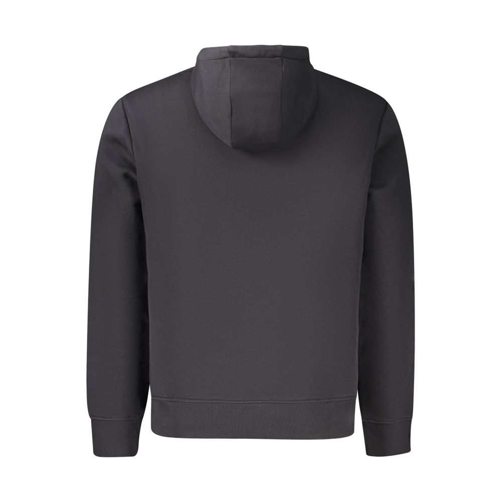 Black Cotton Men's Sweatshirt