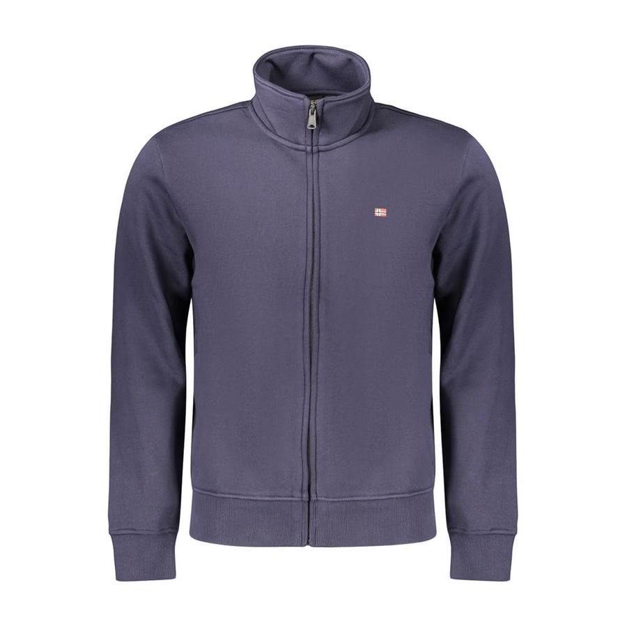Blue Cotton Men's Sweatshirt