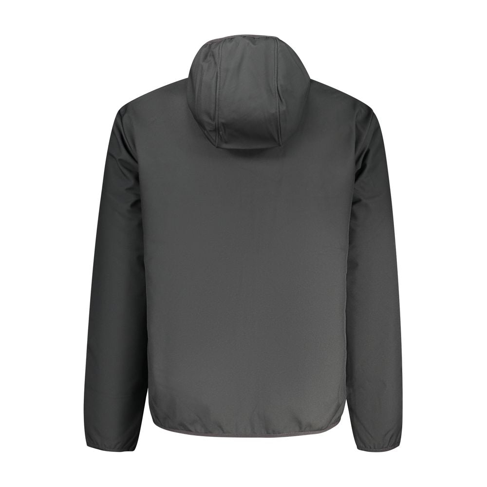 Black Polyester Men's Jacket