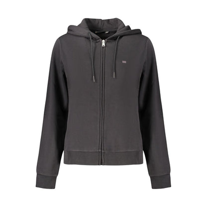 Black Cotton Women's Sweatshirt