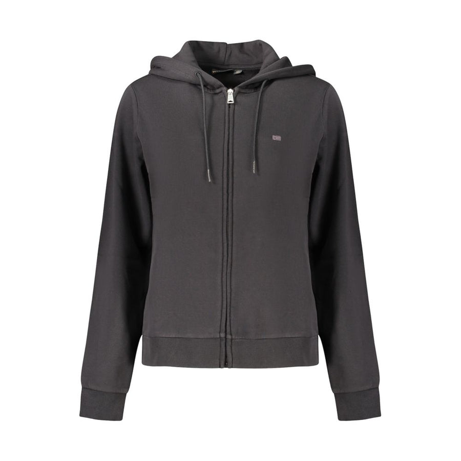 Black Cotton Women's Sweatshirt