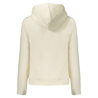 White Cotton Women's Hoodie