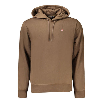 Brown Cotton Men's Sweatshirt
