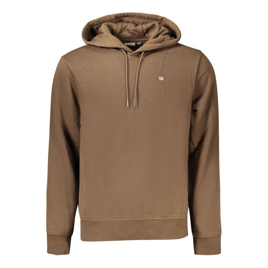 Brown Cotton Men's Sweatshirt