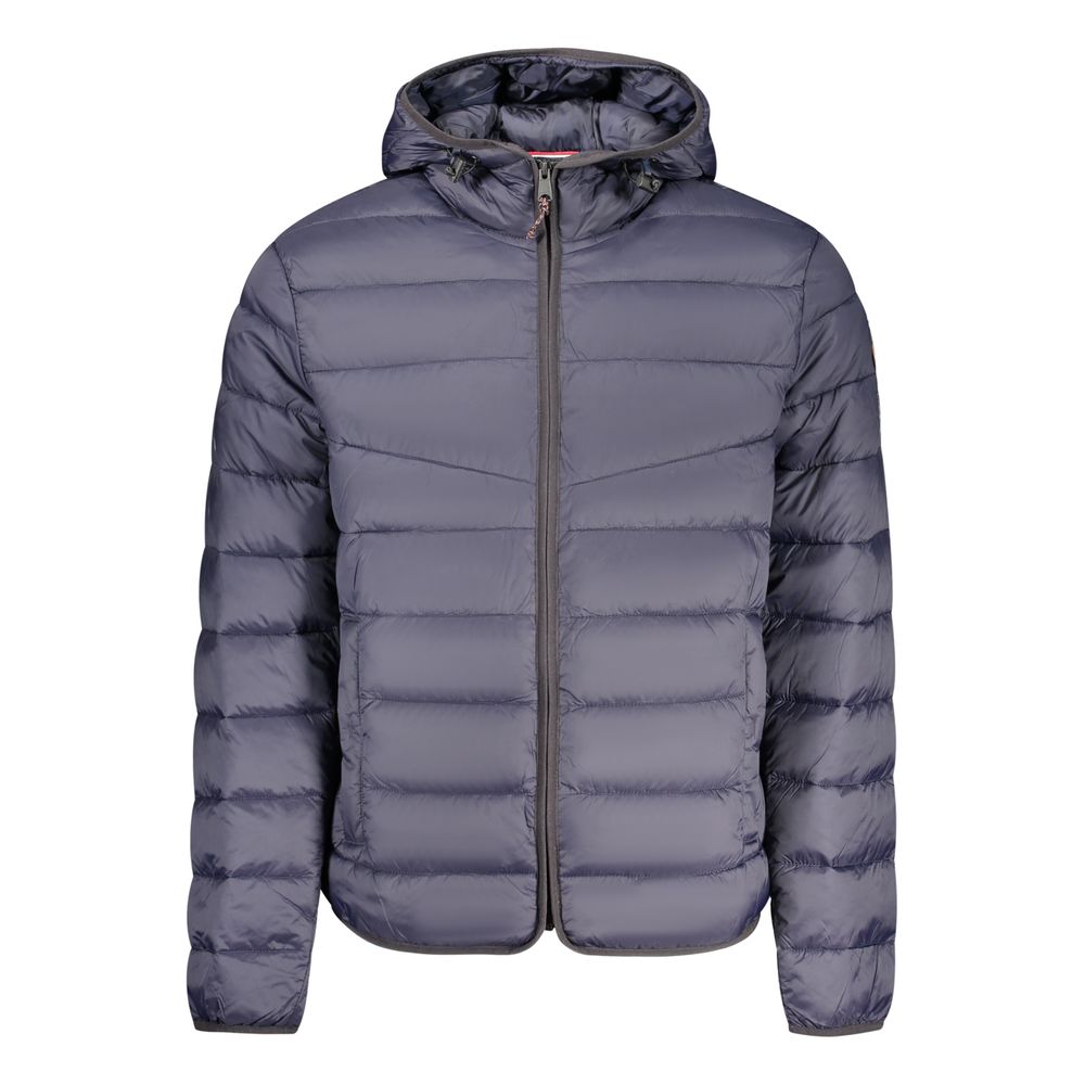 Blue Poliammide Mens Jacket