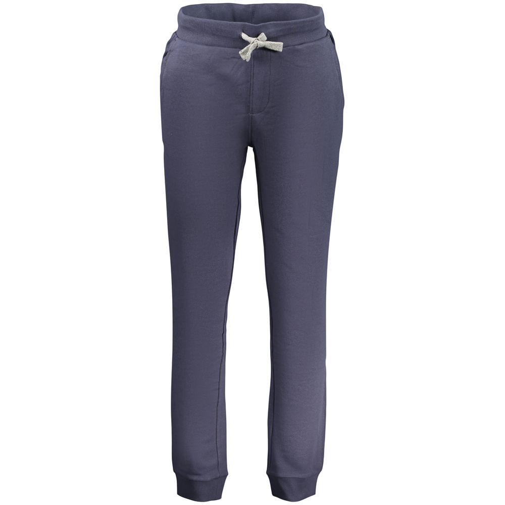 Blue Cotton Men's Trouser