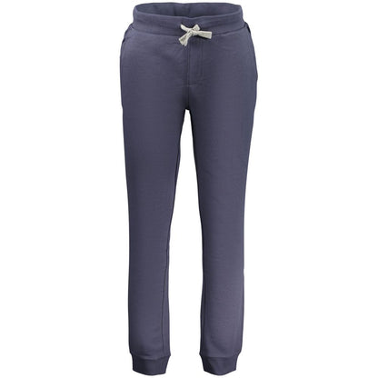 Blue Cotton Men's Trouser