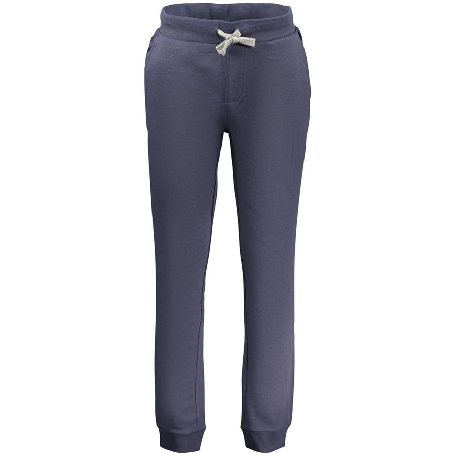 Blue Cotton Men's Trouser