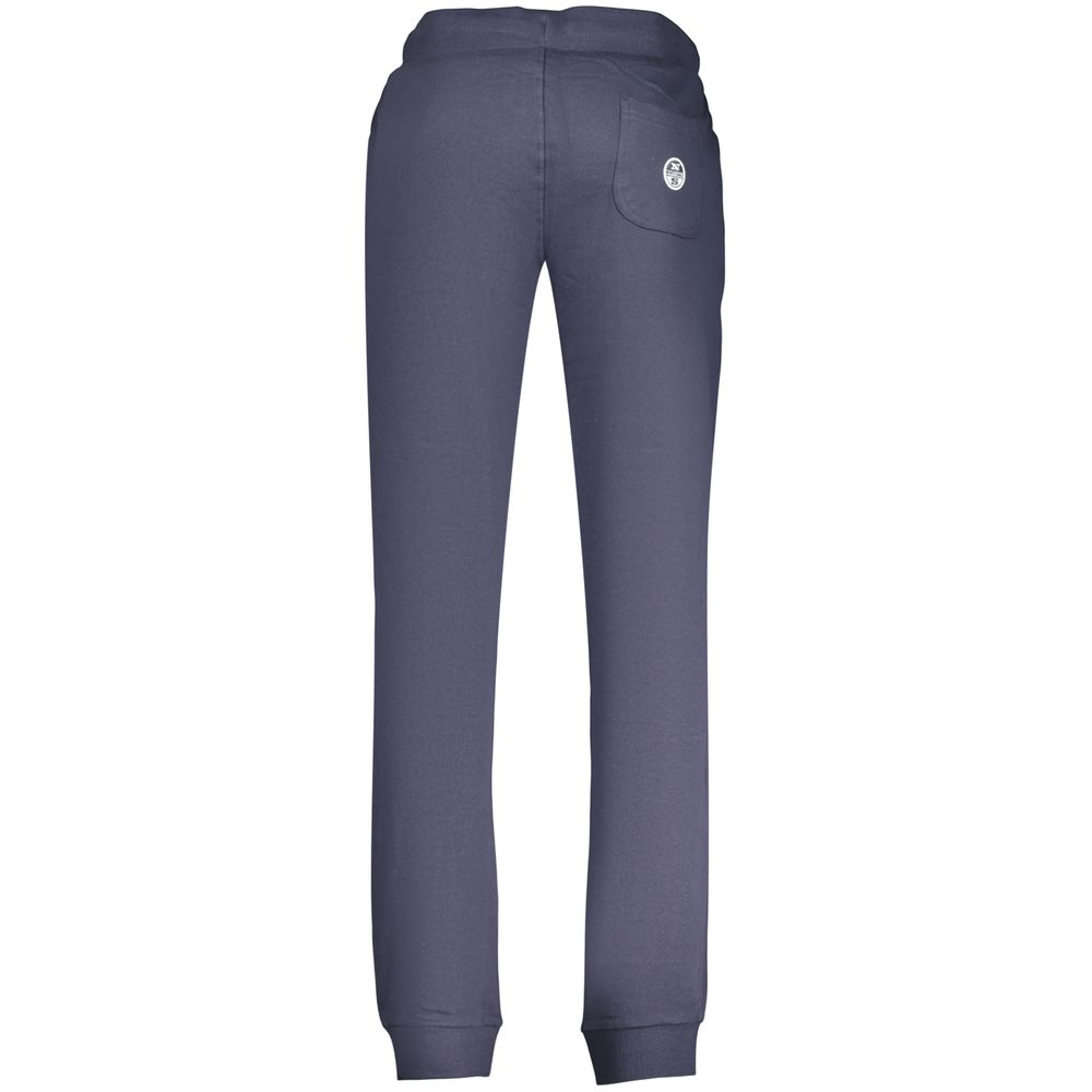 Blue Cotton Men's Trouser