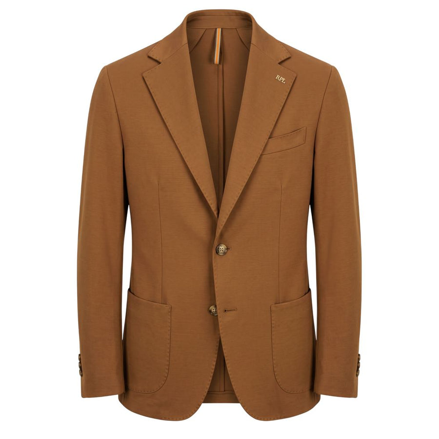 Brown Cotton Men Jacket