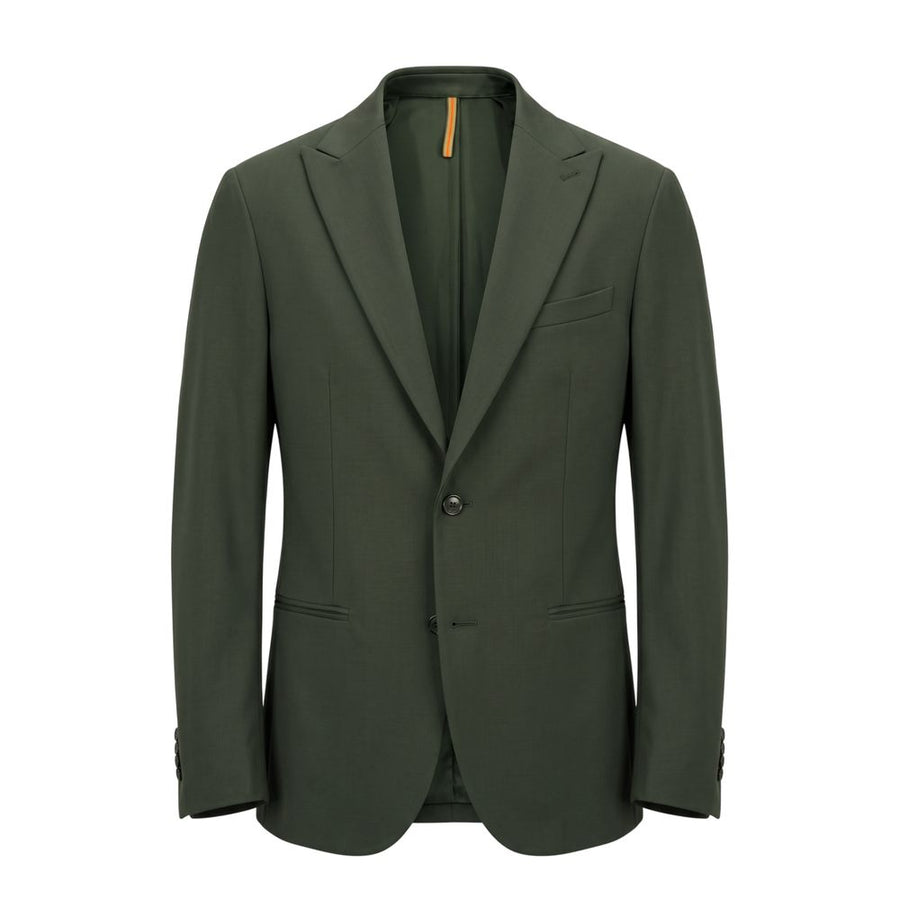Green Viscose Men's Jacket