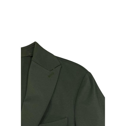 Green Viscose Men's Jacket