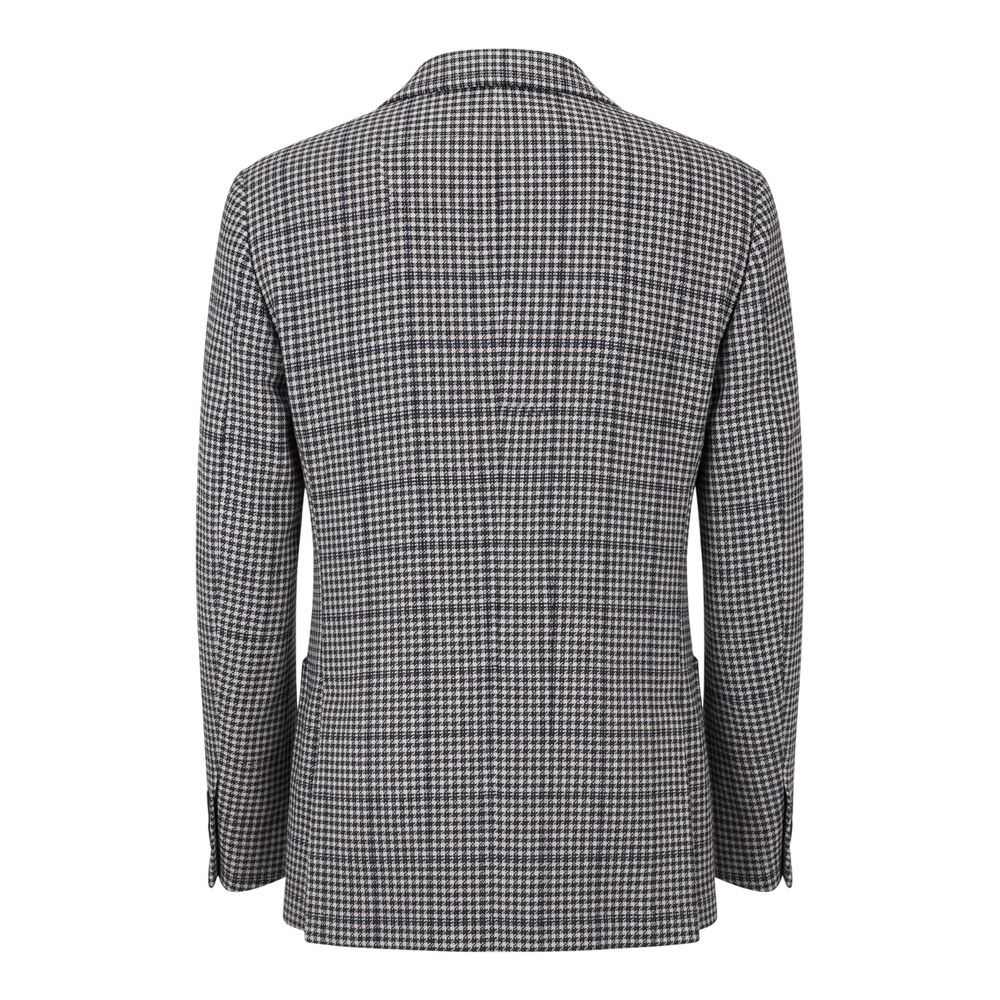 Blue Cotton Men Jacket
