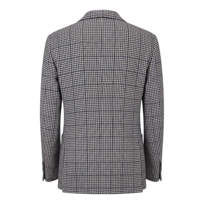 Blue Cotton Men Jacket