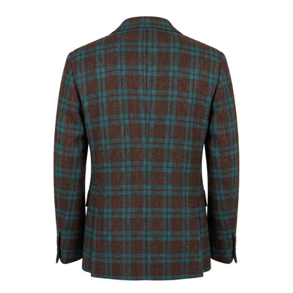 Brown Linen Men's Jacket