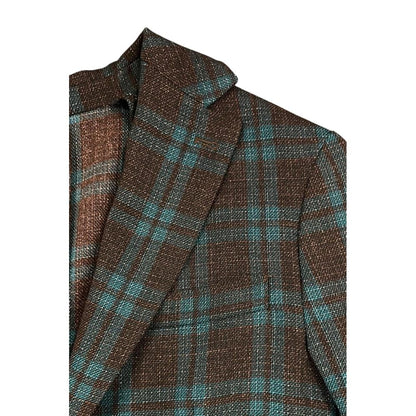 Brown Linen Men's Jacket