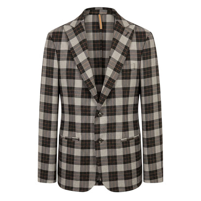 Green Viscose Men Jacket