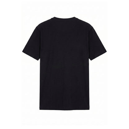 Black Cotton Men T-Shirt