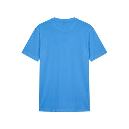 Light Blue Cotton Men T-shirt