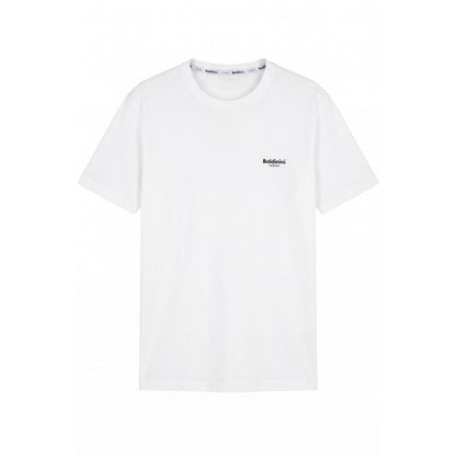 White Cotton Men T-Shirt