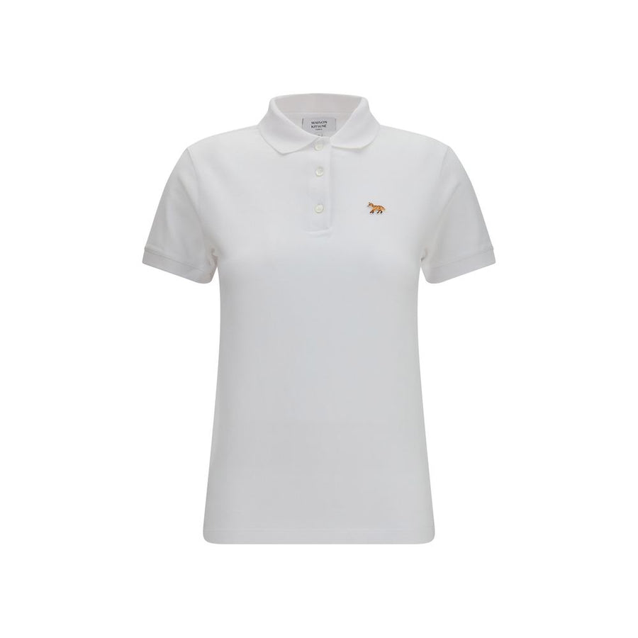 White Cotton Polo Shirt