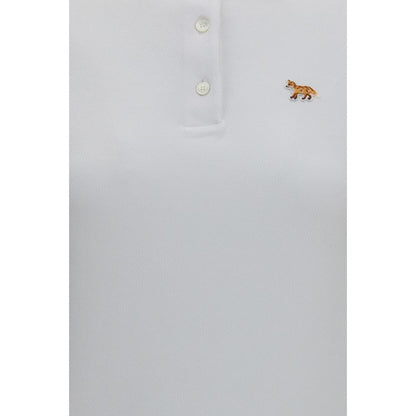 White Cotton Polo Shirt