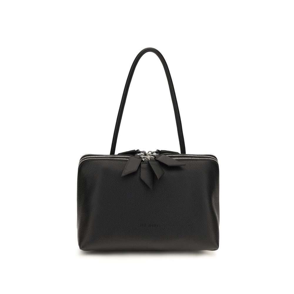 Black Calf Leather Bos Taurus Shoulder Bag