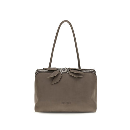 Gray Calf Leather Bos Taurus Shoulder Bag