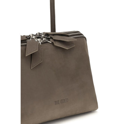 Gray Calf Leather Bos Taurus Shoulder Bag