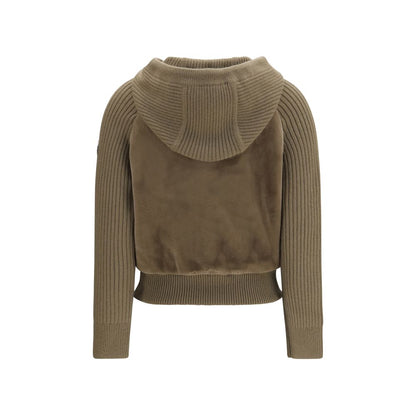 Brown Wool Oves Aries Hoodie